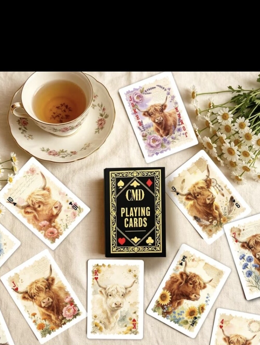 Adorable Cow Playing Cards NEW